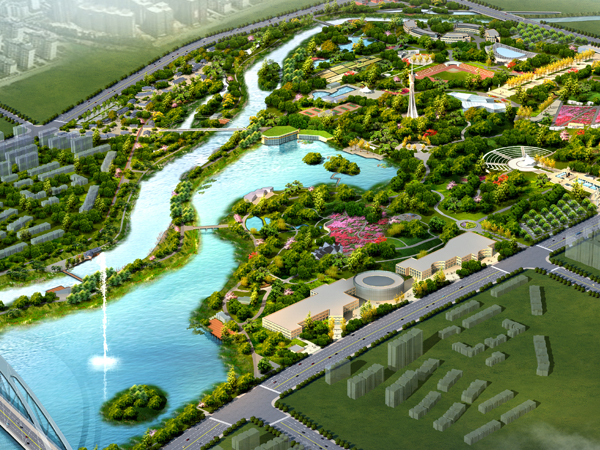 西安常宁新区潏河湿地公园ppp项目开工